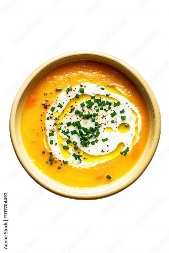 Creamy Sour Cream Soup with Fresh Parsley Garnish Creamy Sour Cream Soup with Fresh Parsley Garnish