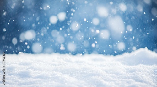 Wallpaper Mural Snow winter background close up front view Torontodigital.ca