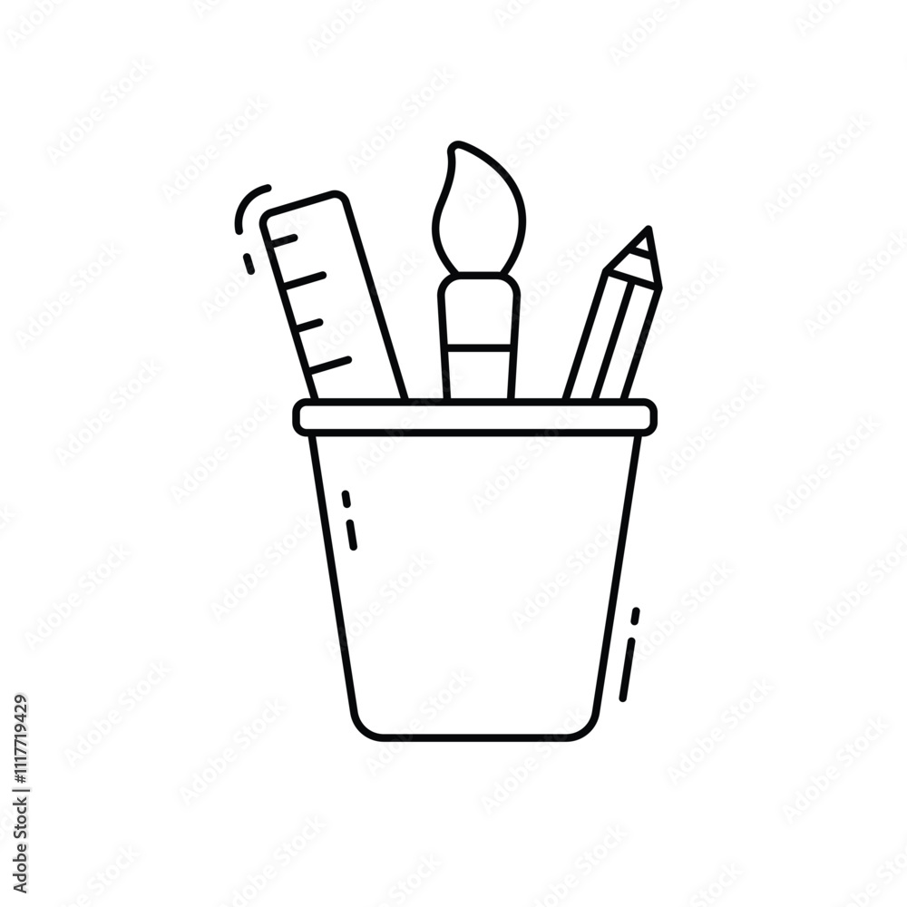 Stationery vector icon Stationery vector icon