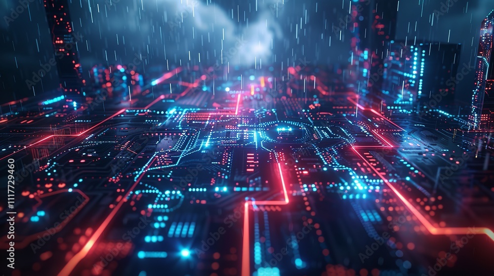 Abstract technology big data background concept. Abstract technology big data background concept.