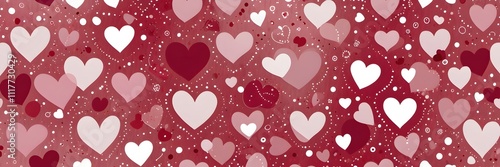 pink white heart wallpaper background