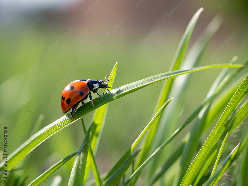 Obraz premium ladybird on a leaf