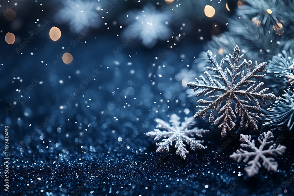 New Year Christmas Background Snowflakes Bokeh Christmas balls decorations ornaments
New Year Christmas Background Snowflakes Bokeh Christmas balls decorations ornaments