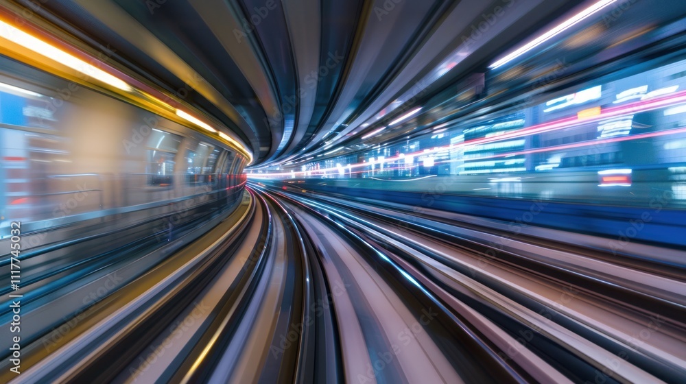 Speeding Through a City Tunnel Speeding Through a City Tunnel