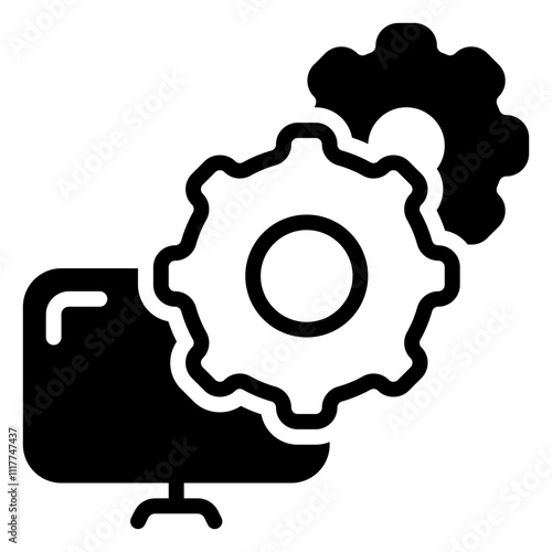 system icon, glyph icon style