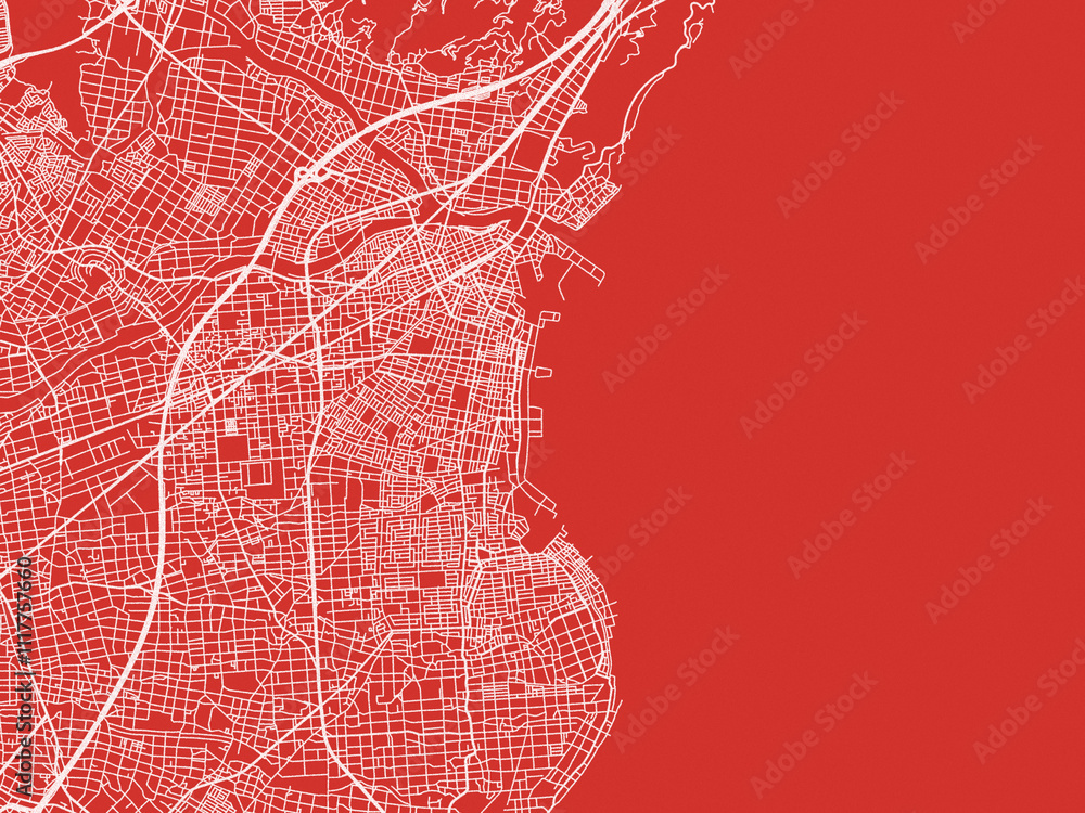 Christmas Map of Yaizu, Japan in Snowy White on Festive Red Background. Christmas Map of Yaizu, Japan in Snowy White on Festive Red Background.