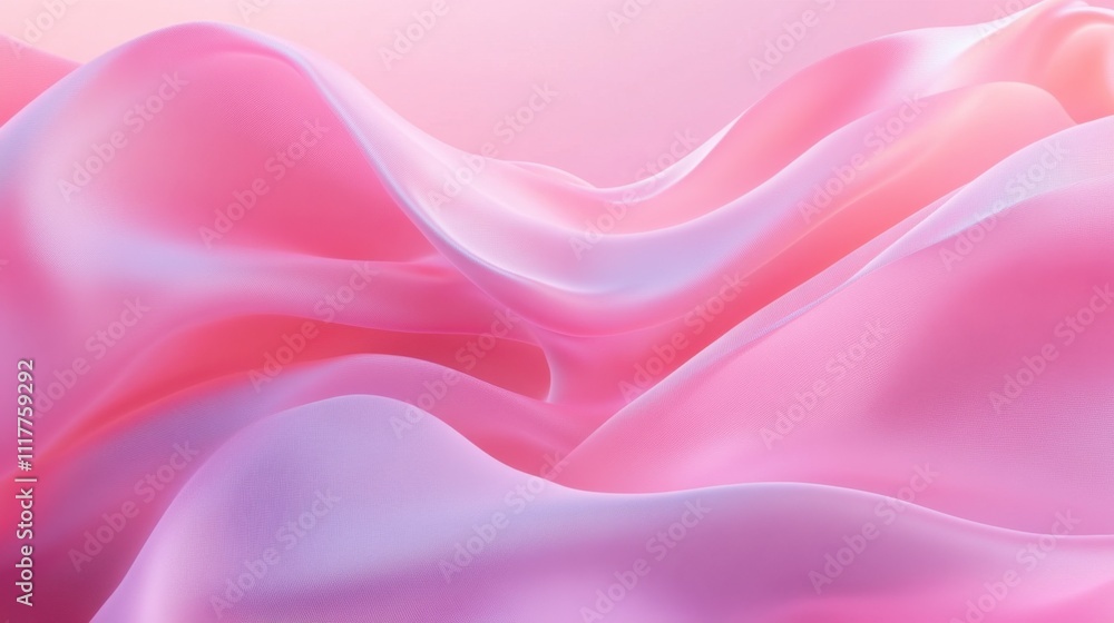 Fototapeta premium Abstract Pink and Purple Draped Fabric Texture.