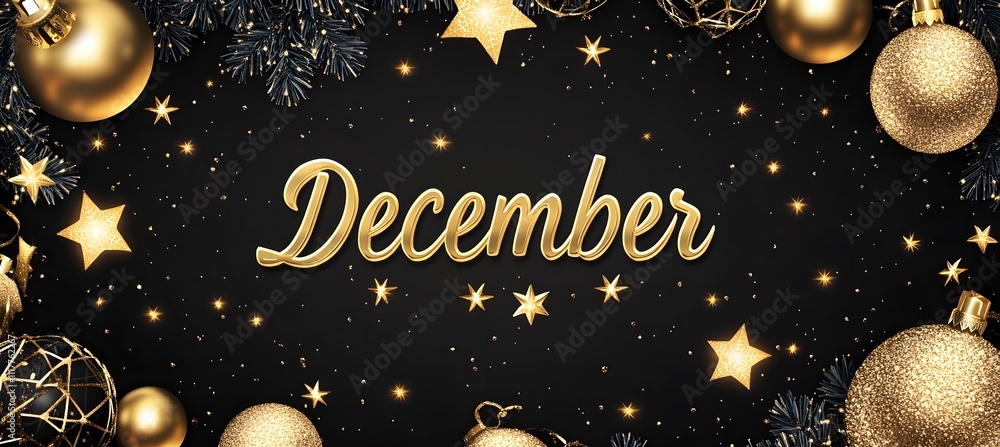 Naklejka premium bas-relief, gold monochrome ornament with text