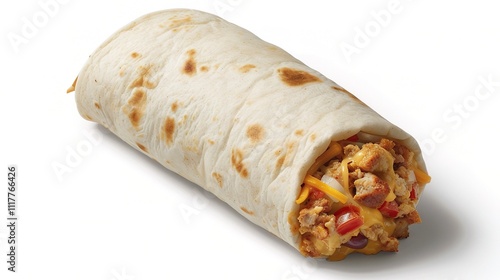 Mexican Burrito, A Tasty and Filling Wrap with Rich Flavors, A Culinary Delight from Mexico