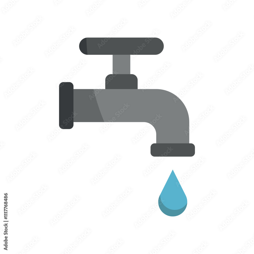 Faucet icon designed with a clean and modern concept, perfect for elevating your digital designs Faucet icon designed with a clean and modern concept, perfect for elevating your digital designs