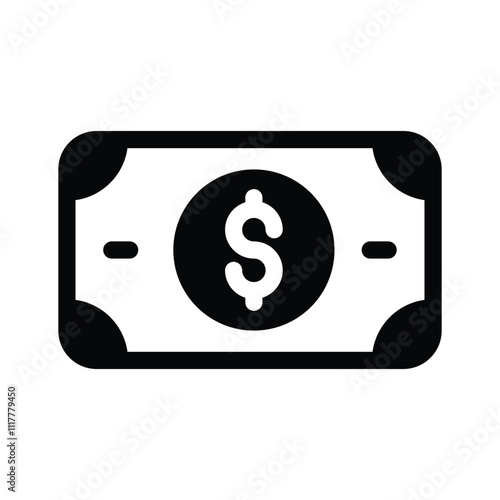 A dollar bill, symbolizing cash transactions or payments