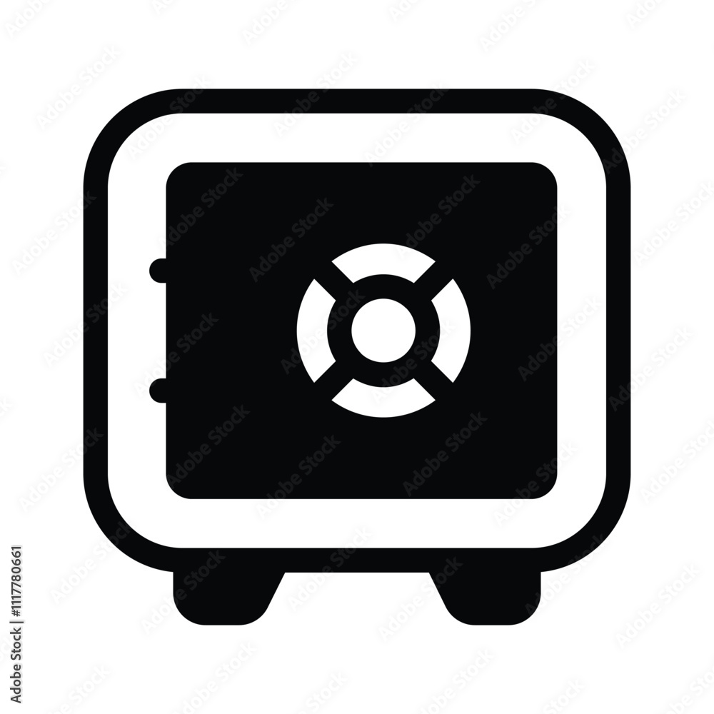 A safe, symbolizing protection of financial assets or valuables A safe, symbolizing protection of financial assets or valuables