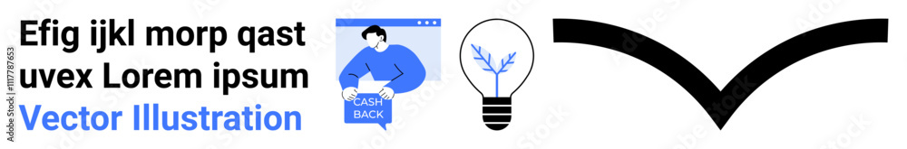 Text, person holding laptop with data chart, light bulb with a plant inside, downward arrow. Ideal for tech tutorials, innovation, creative ideas, data analysis, environment, digital marketing Text, person holding laptop with data chart, light bulb with a plant inside, downward arrow. Ideal for tech tutorials, innovation, creative ideas, data analysis, environment, digital marketing