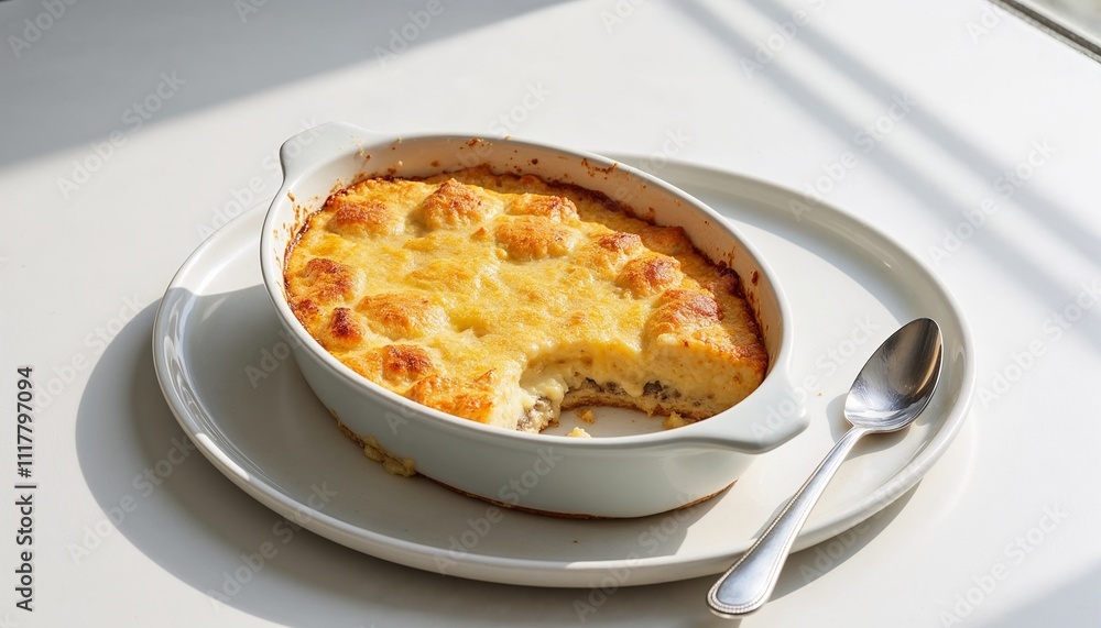 Janssons frestelse casserole with golden crust and creamy layers of potatoes and anchovies Janssons frestelse casserole with golden crust and creamy layers of potatoes and anchovies