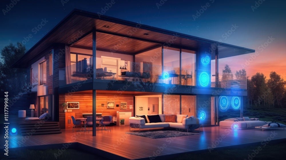 Smart Home with Surround Sound System Smart Home with Surround Sound System