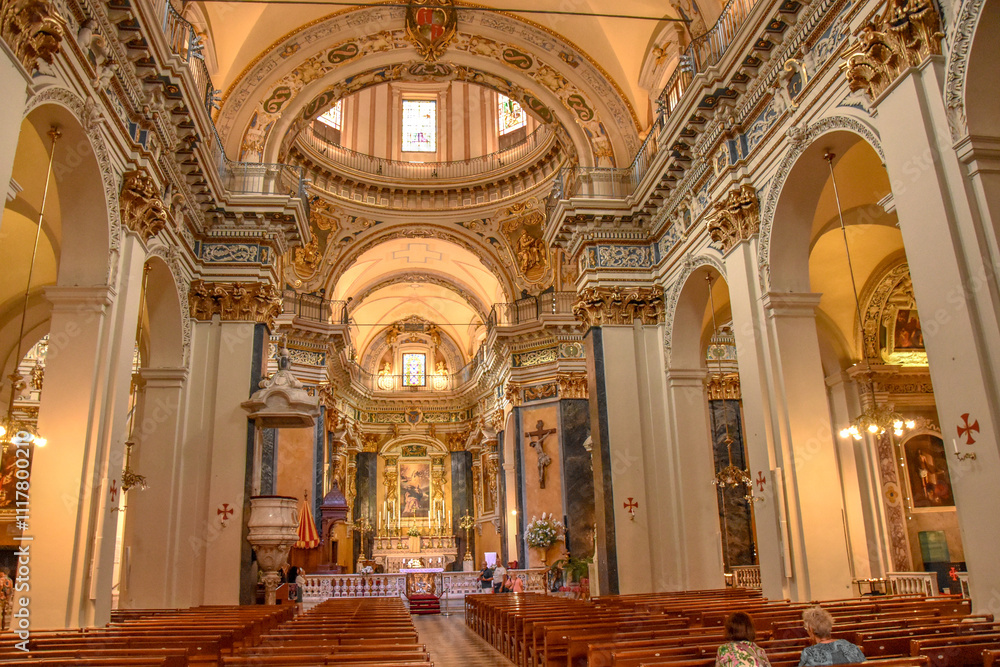 Fototapeta premium France. Nice. Cathedral of Saint Reparata