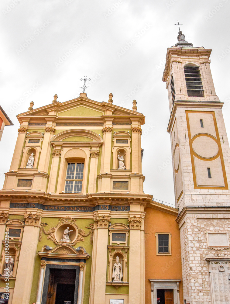 Fototapeta premium France. Nice. Cathedral of Saint Reparata