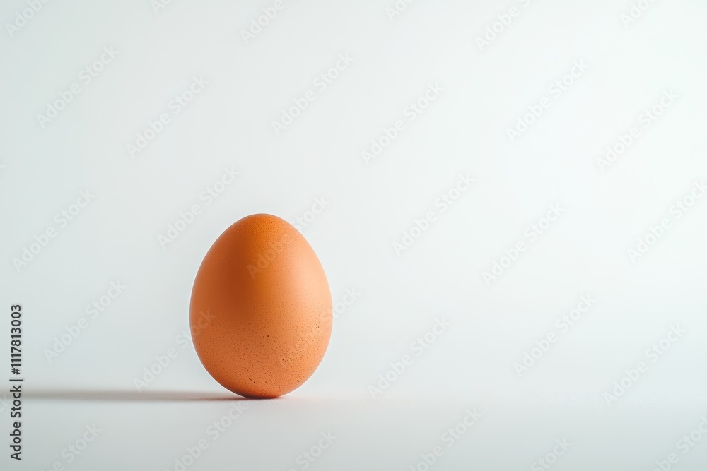 egg on a white background egg on a white background