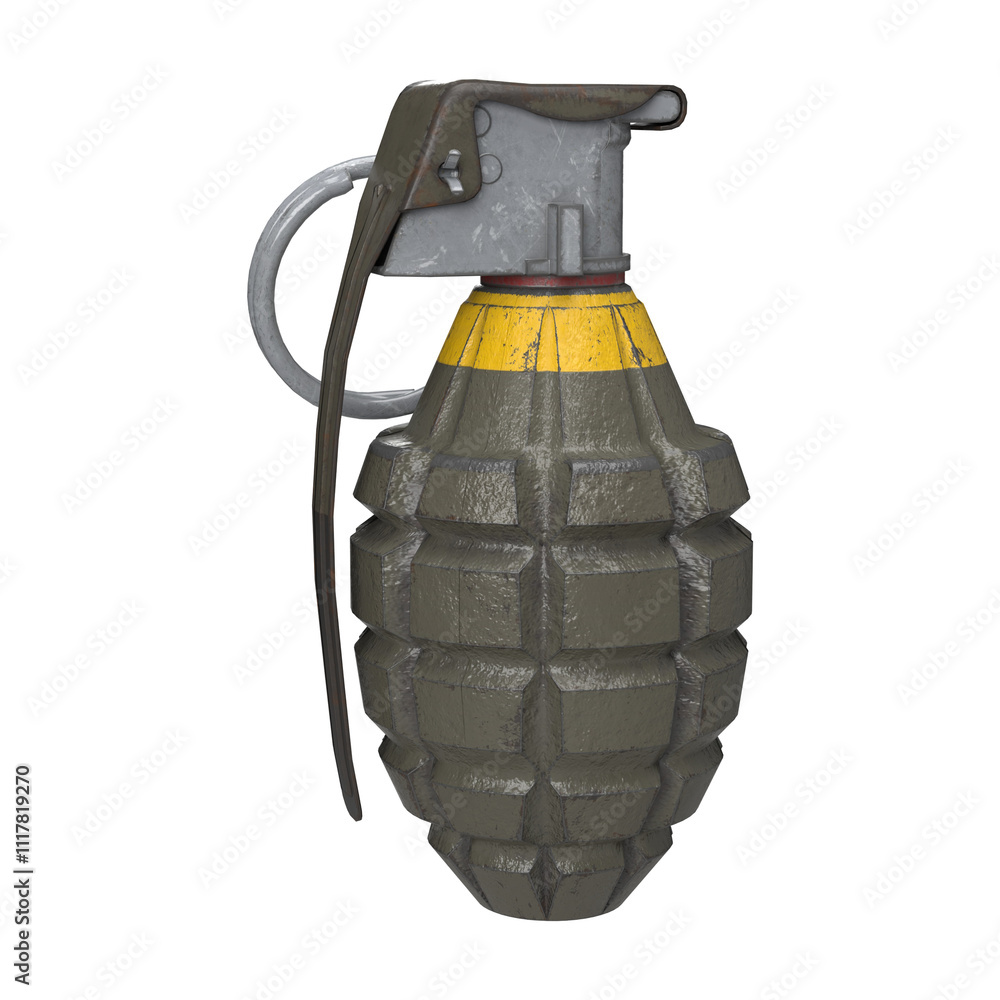 an ancient 3D hand grenade an ancient 3D hand grenade