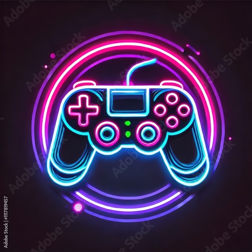 Neon Pulse: Joystick Avatar