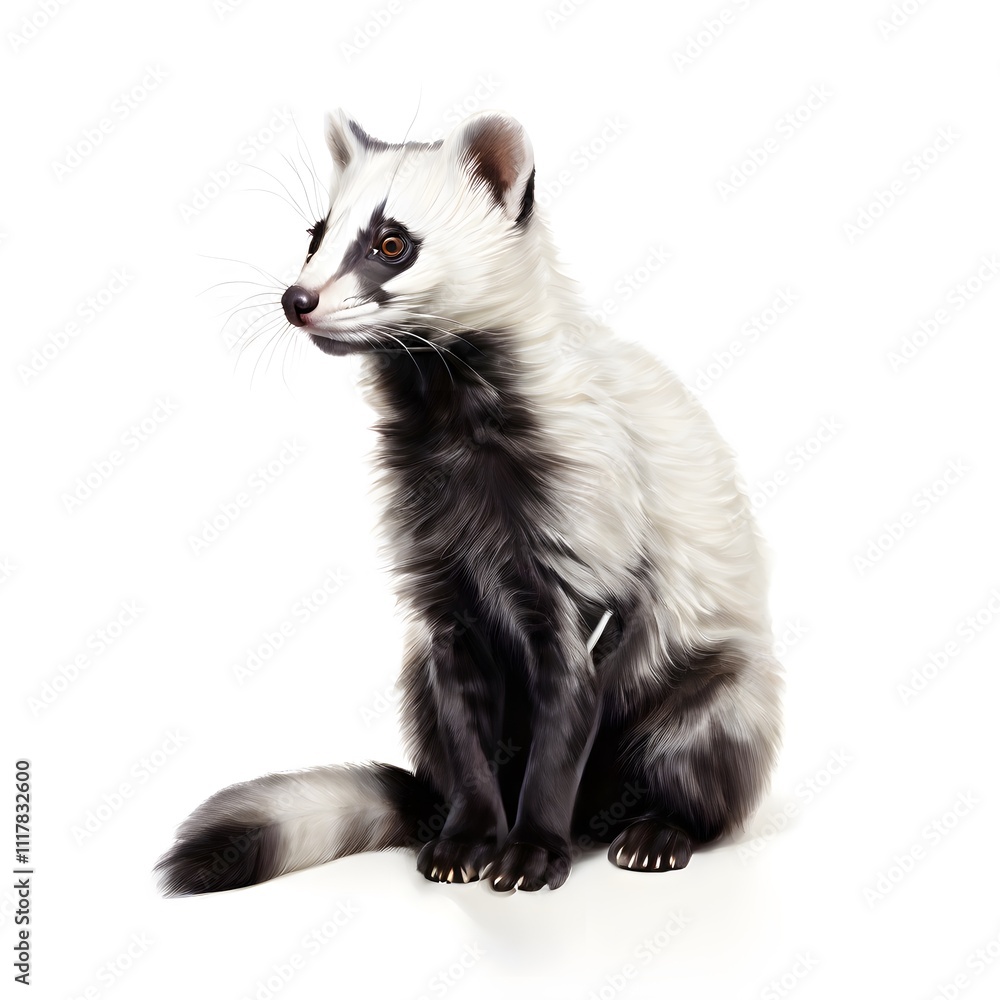 Obraz premium beautiful animal in a studio isolated wild life