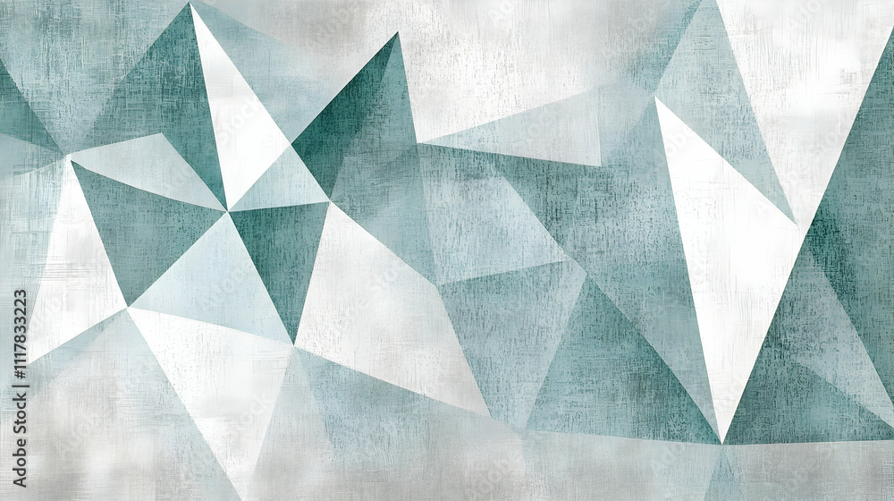 Abstract geometric teal and white textured polygonal background. Ideal for modern design projects, presentations, or website banners. Abstract geometric teal and white textured polygonal background. Ideal for modern design projects, presentations, or website banners.
