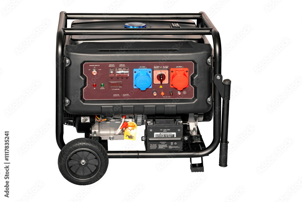Portable power generator ready for outdoor adventures and emergency situations