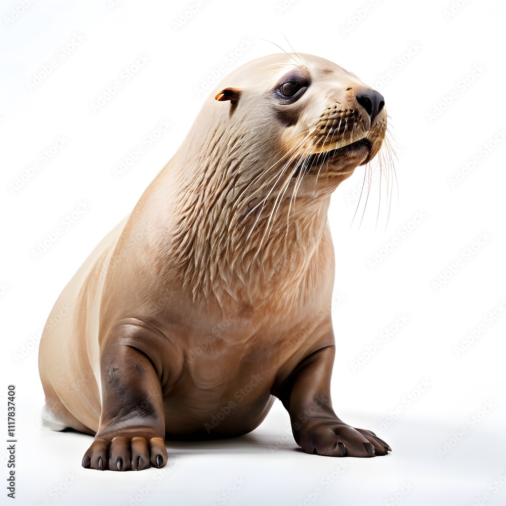 Fototapeta premium beautiful animal in a studio isolated wild life