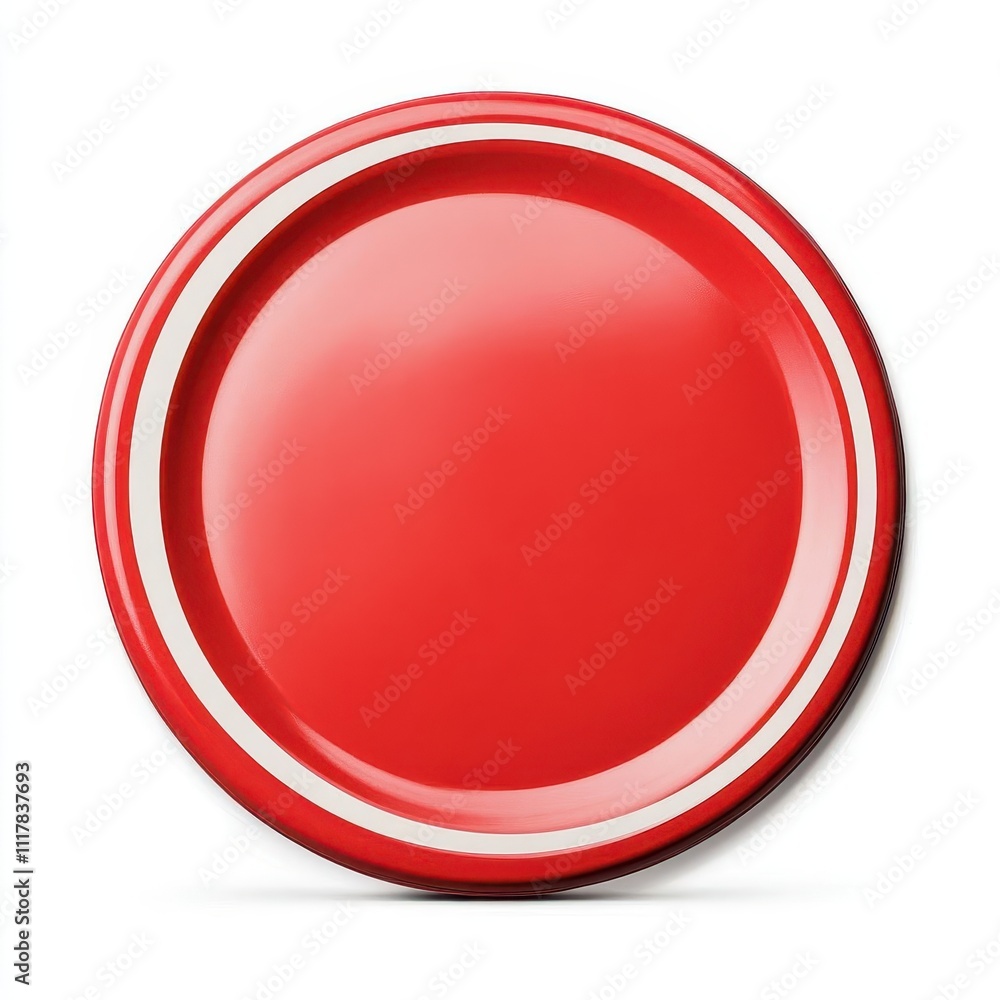 a frisbee clipart, flat disc design, red and white , isolated on white background a frisbee clipart, flat disc design, red and white , isolated on white background