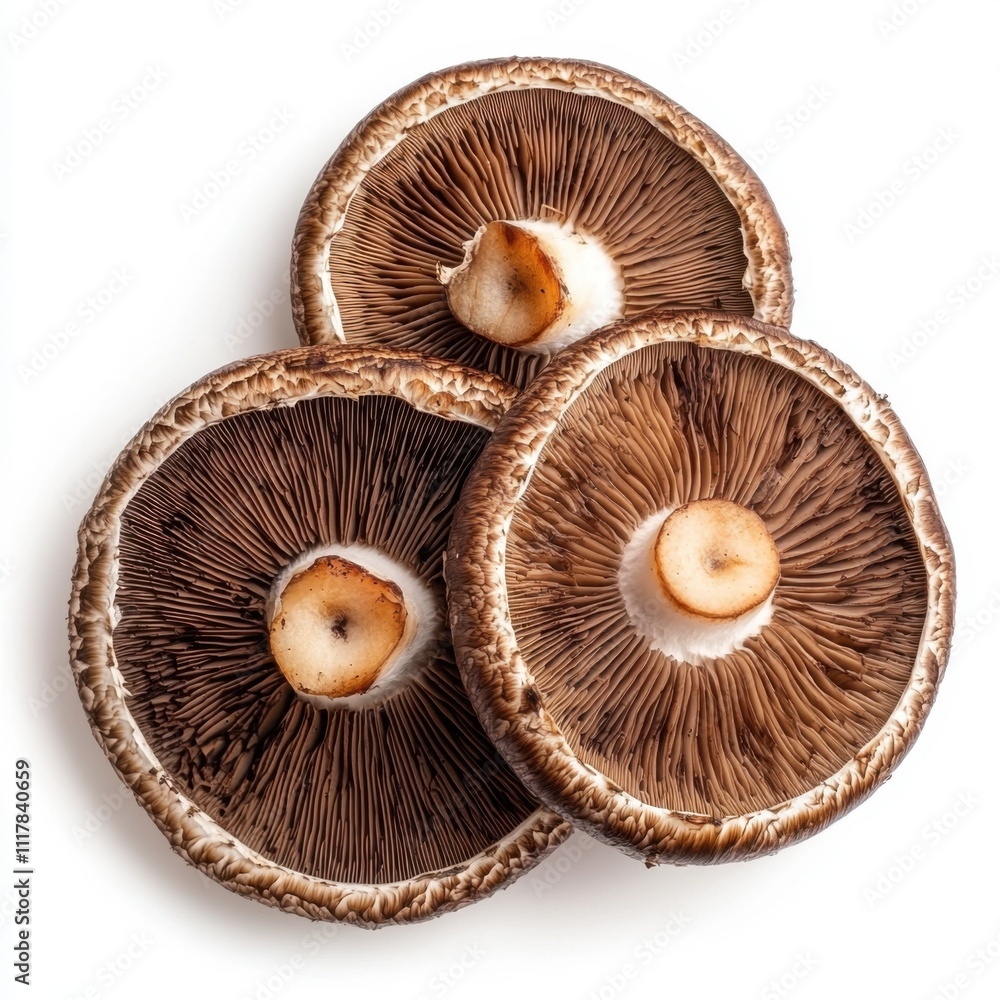 mushrooms isolated on white background mushrooms isolated on white background