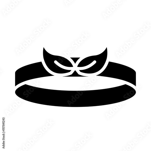 Bandana glyph icon