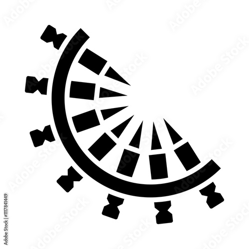 Bullet Belt glyph icon