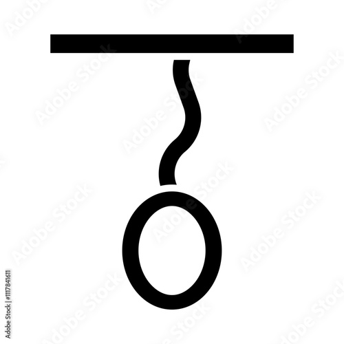 Lariat Loop glyph icon