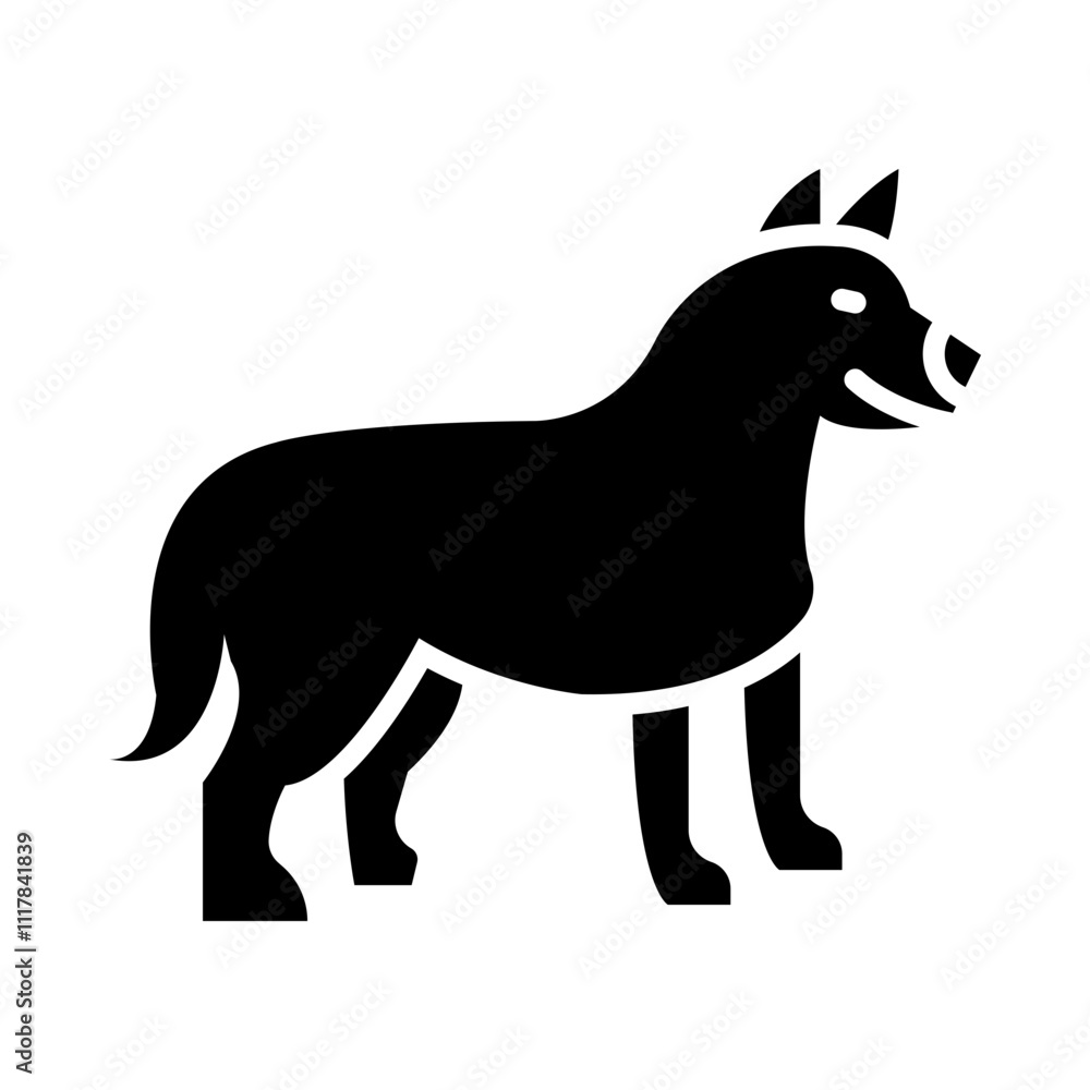 Herding Dog glyph icon