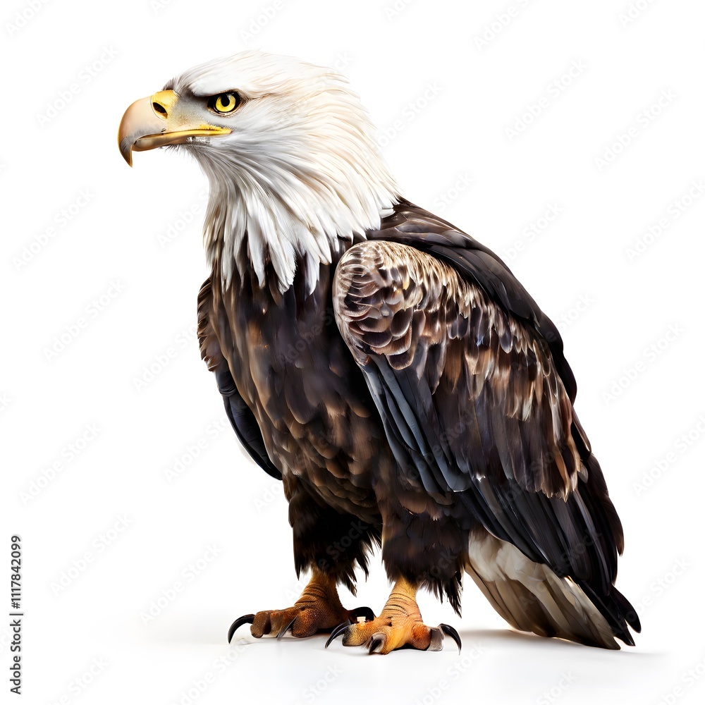 Fototapeta premium beautiful animal in a studio isolated wild life