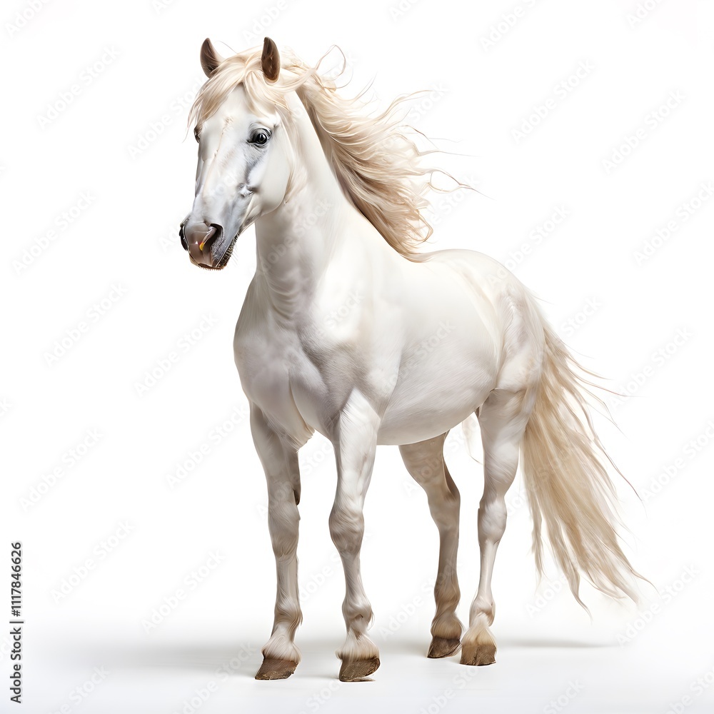 Obraz premium beautiful animal in a studio isolated wild life