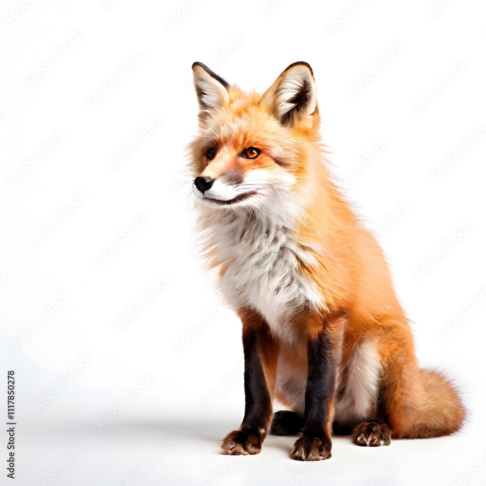 Fototapeta premium beautiful animal in a studio isolated wild life