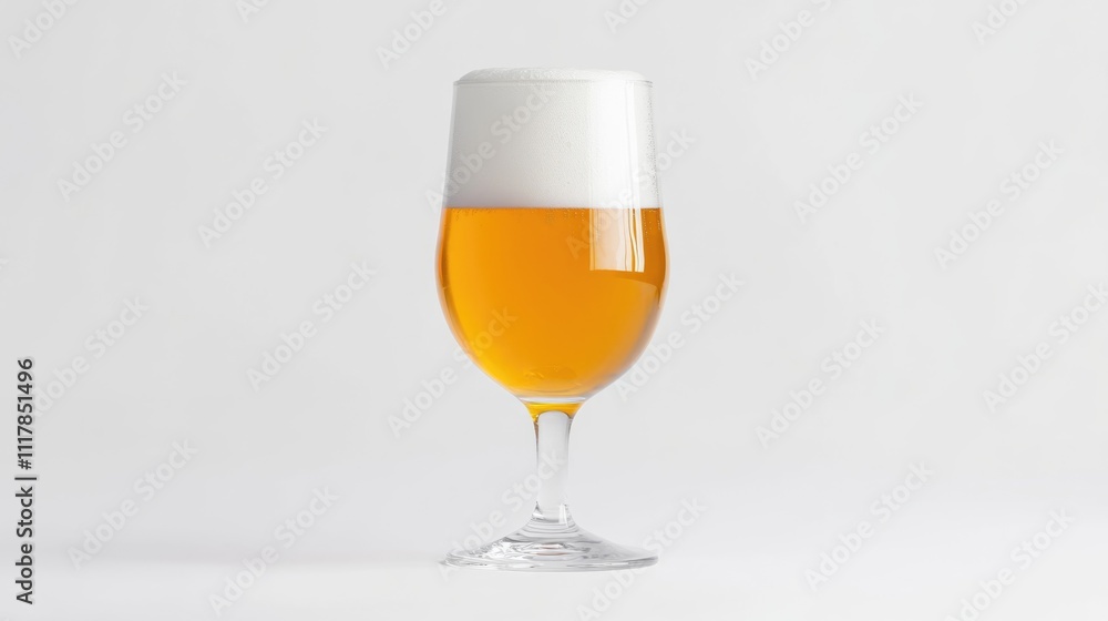 A clear glass containing beer sits atop a wooden table, ready for consumption A clear glass containing beer sits atop a wooden table, ready for consumption