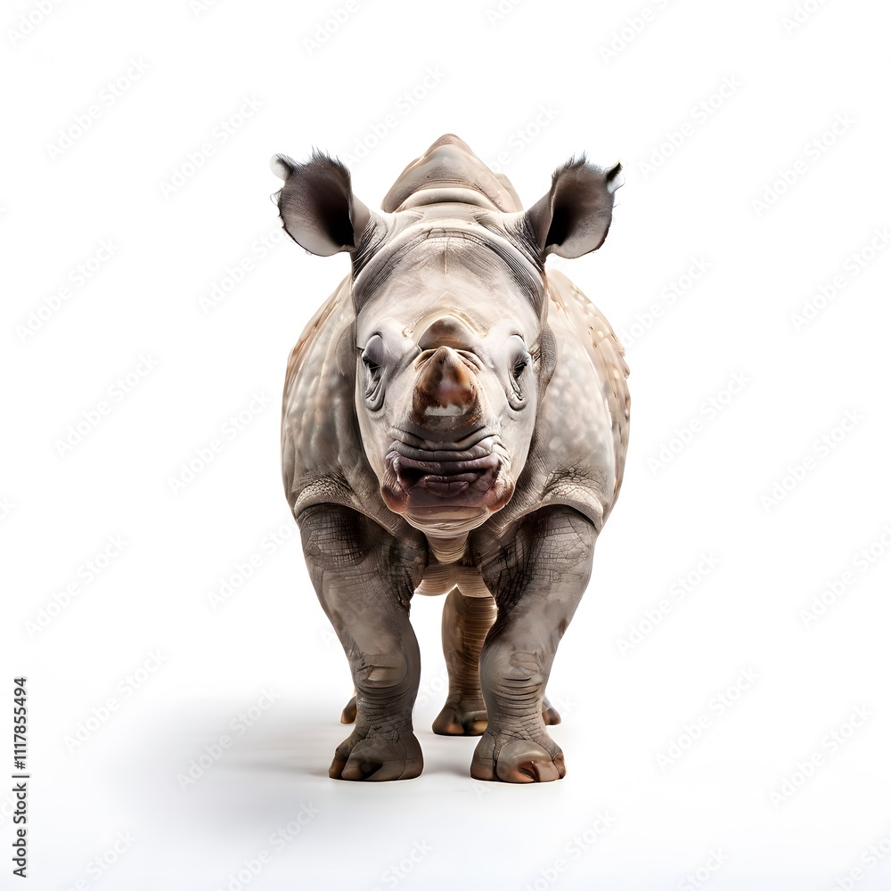 Fototapeta premium beautiful animal in a studio isolated wild life