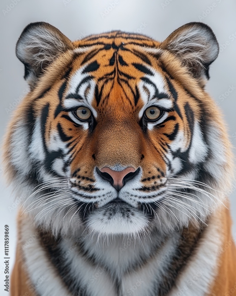 Majestic Siberian Tiger Close-Up Intense Gaze, Striking Stripes, and Luxurious Fur - Wildlife Photography Majestic Siberian Tiger Close-Up Intense Gaze, Striking Stripes, and Luxurious Fur - Wildlife Photography