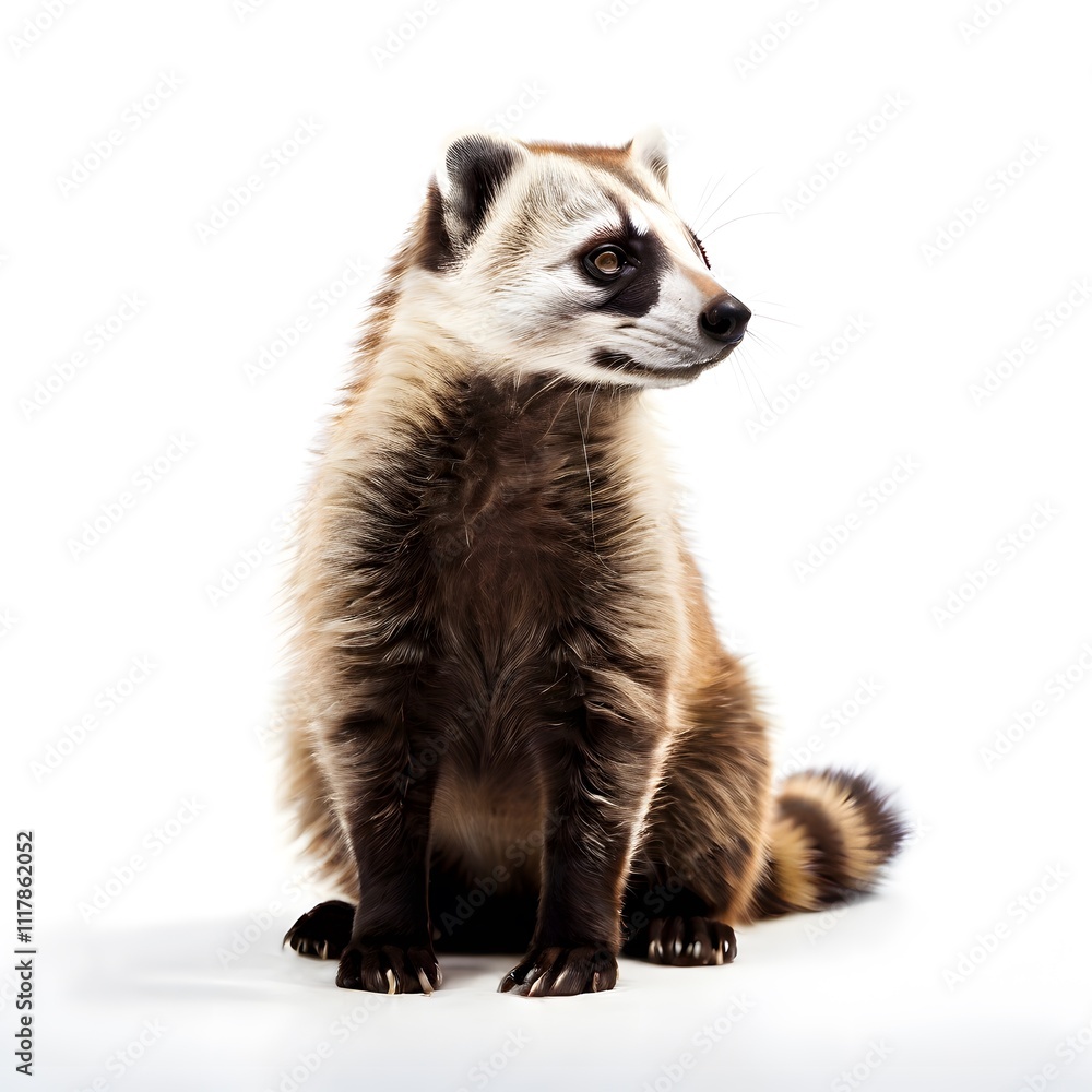 Fototapeta premium beautiful animal in a studio isolated wild life
