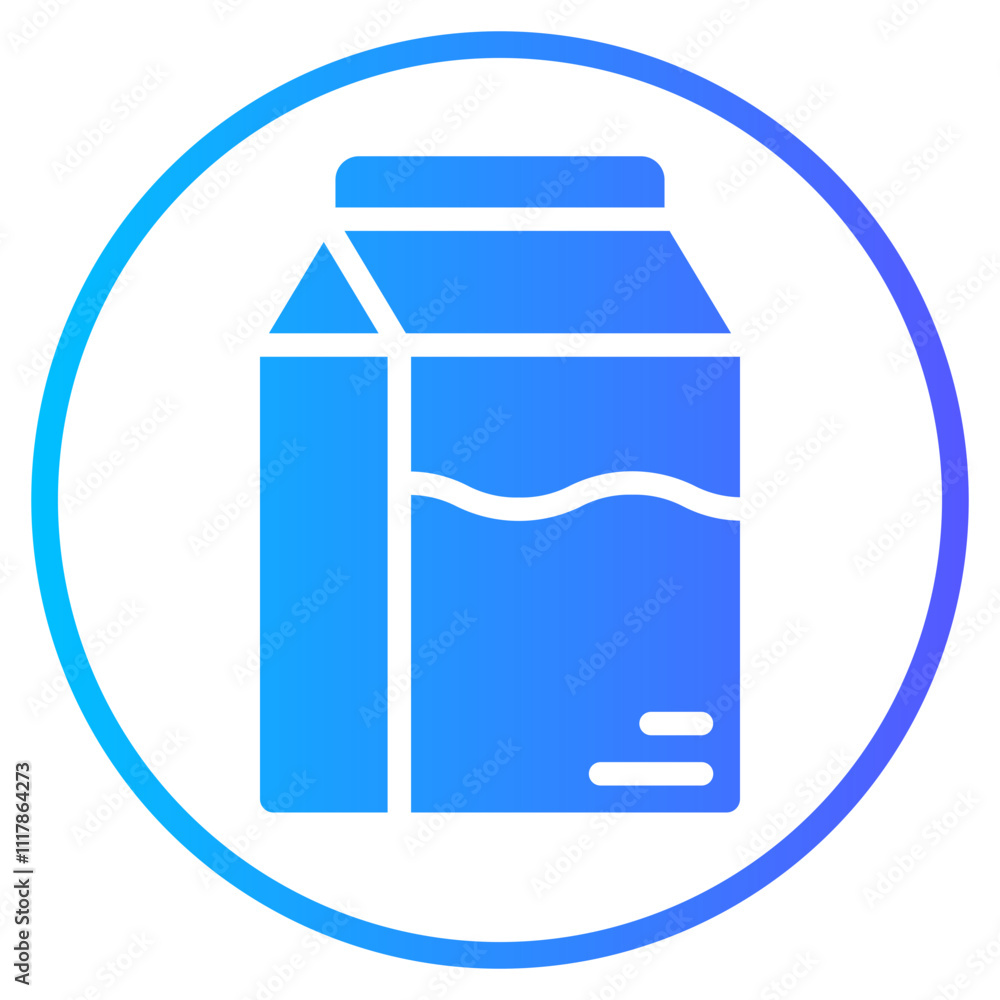 milk gradient icon milk gradient icon
