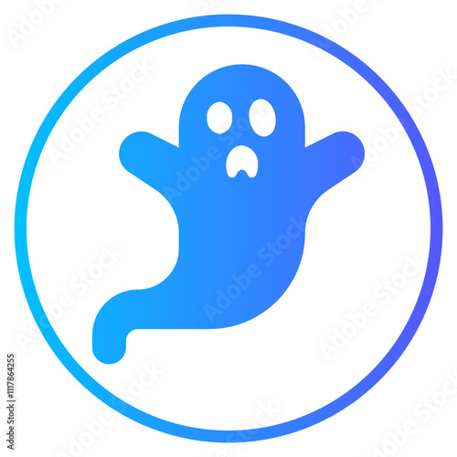 ghost gradient icon