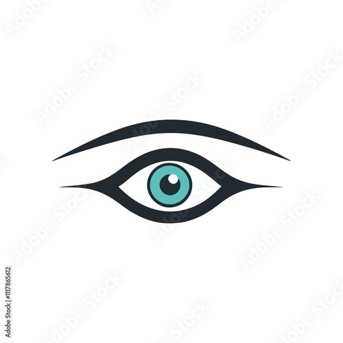 Eye of the girl Vector design