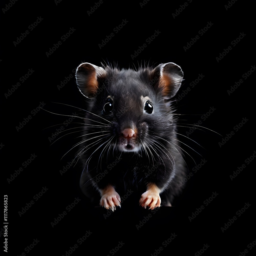 beautiful animal in a studio isolated on black wild life beautiful animal in a studio isolated on black wild life