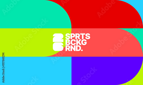 Background for sports event, competition or cup. World Championship 2026. Design with geometric shapes for poster, layout, banner. 