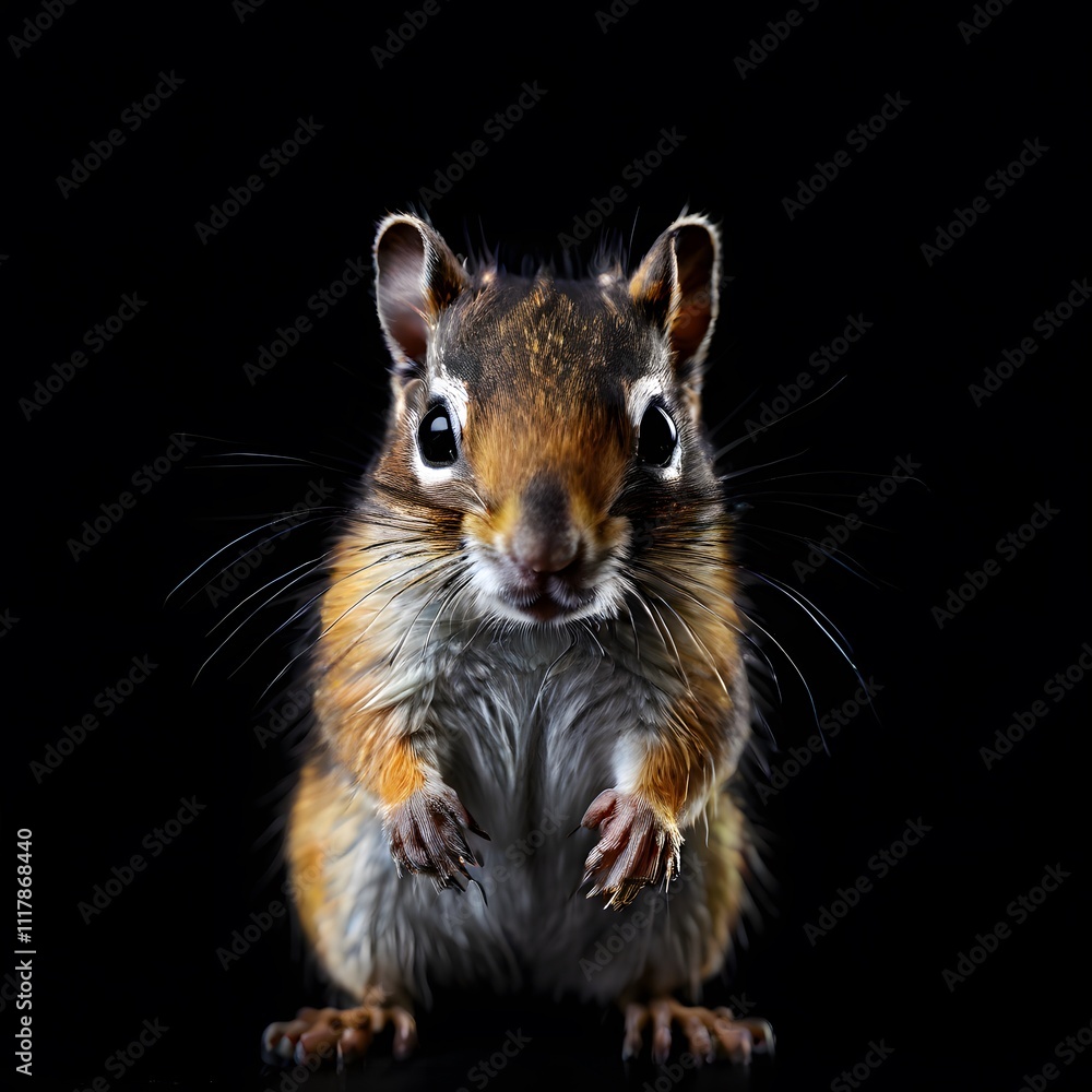 beautiful animal in a studio isolated on black wild life beautiful animal in a studio isolated on black wild life