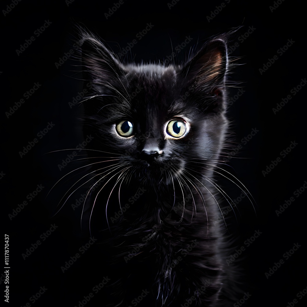 beautiful animal in a studio isolated on black wild life beautiful animal in a studio isolated on black wild life