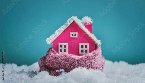 Creative Winter Home Insulation Ideas. Highlighting Energy Efficiency, Sustainable Practices, and Cozy Living Solutions for Eco Friendly Homes. Perfect for DIY Enthusiasts and Cold Weather Preparation photo