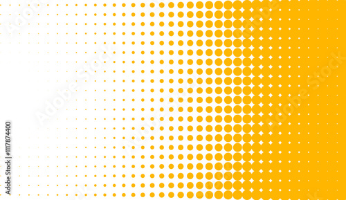 halftone gradient pattern with circular dots